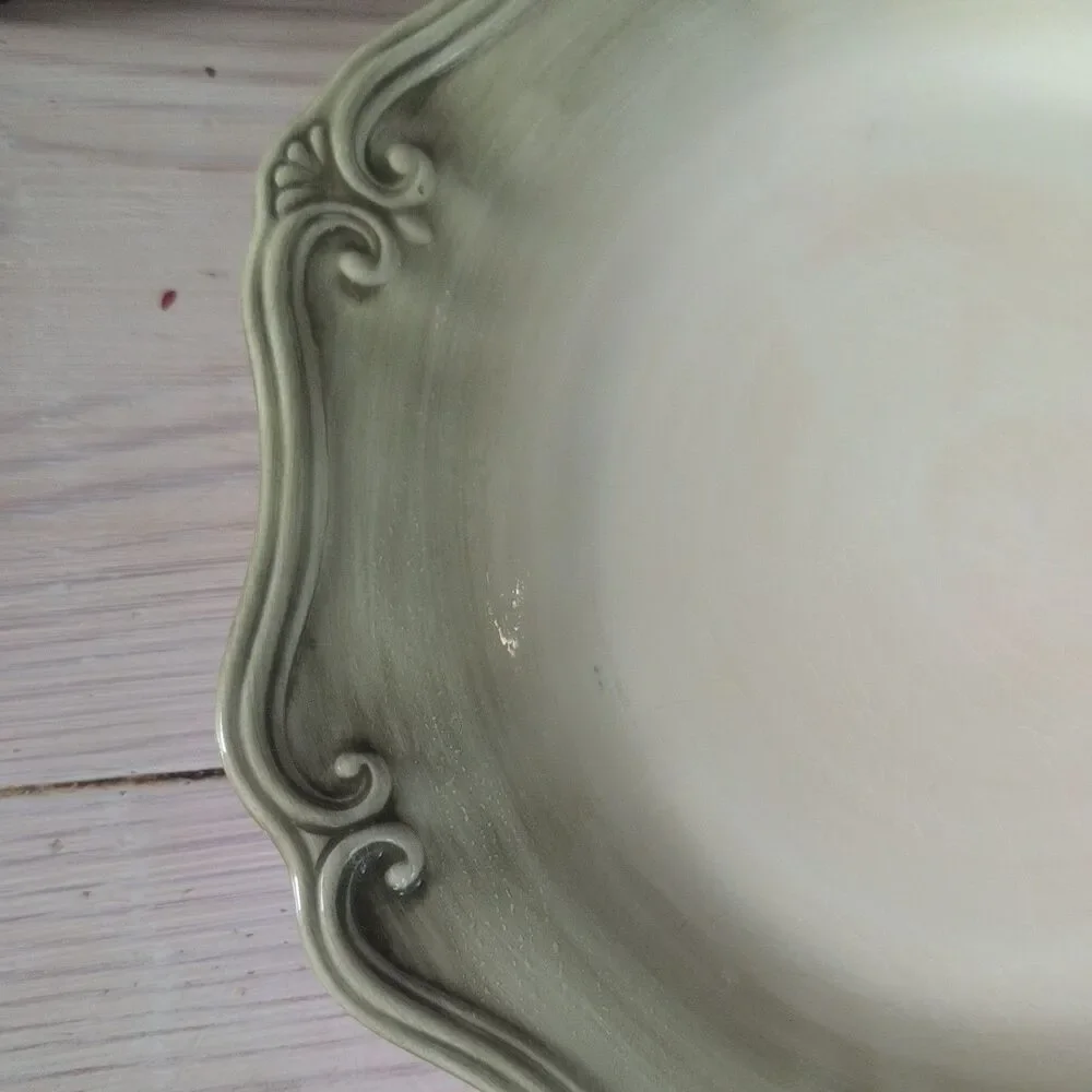 Lenox Dinner Plate Green Colore Verde VERDE 9” Italy